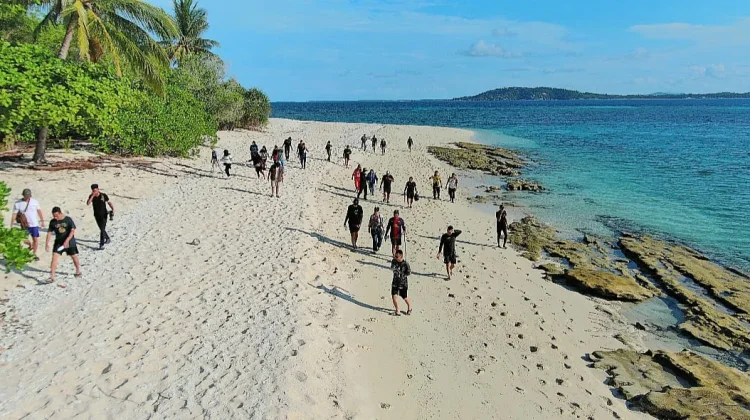 Lanud RSA Natuna Gelar Family Gathering Lintas Instansi di Pulau Senua