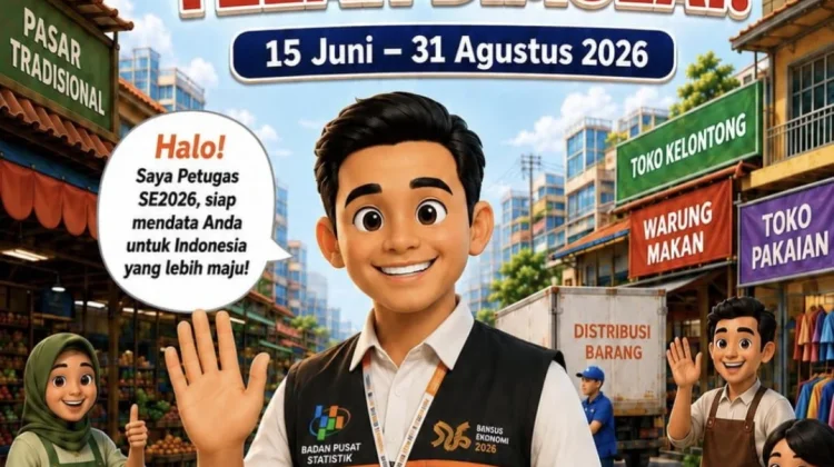 BPS Natuna Mulai Pendataan Door-to-Door Sensus Ekonomi 2026