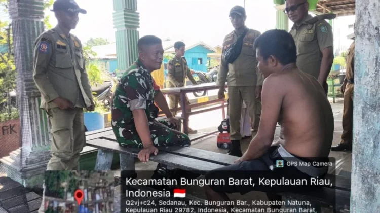 Babinsa Sedanau Dampingi Petugas Puskesmas Tangani ODGJ