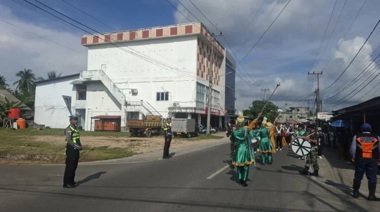 Satlantas Polres Natuna Kawal Pawai 1 Muharram 1448 Hijriah
