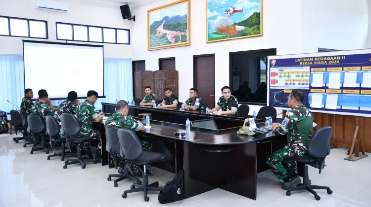 Danlanud RSA Natuna Pimpin Rapat Program Akhir Semester I