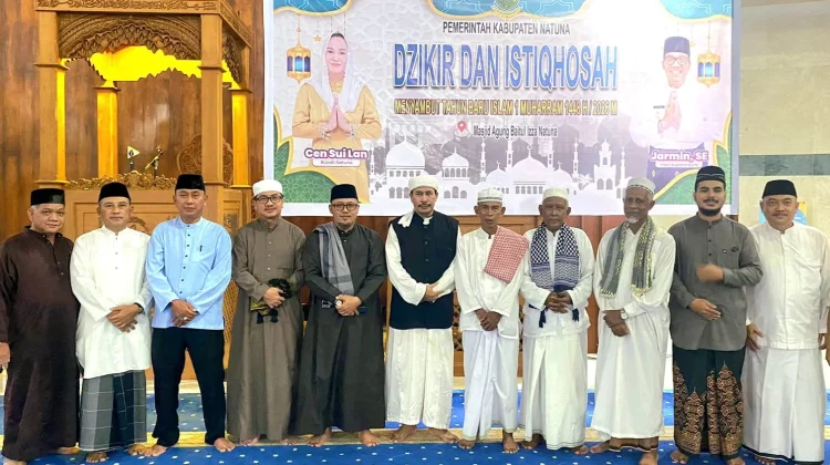 Lanud RSA Semarakkan Tabligh Akbar di Masjid Agung Natuna