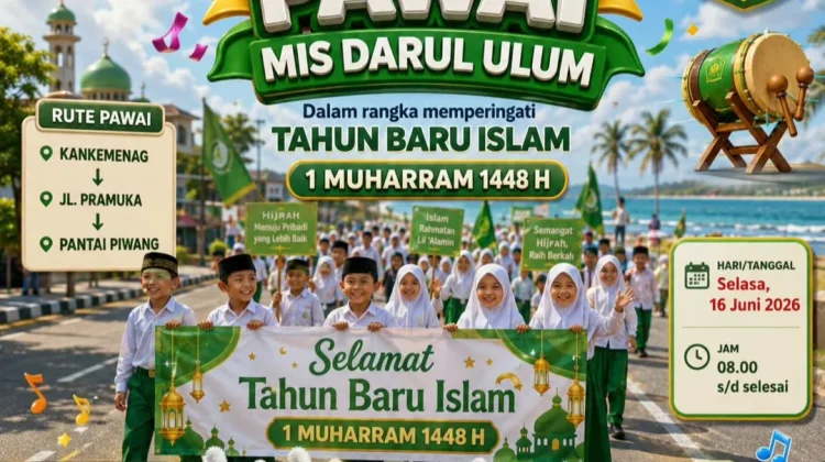 Pawai Muharam Pererat Silaturahmi Antar Madrasah