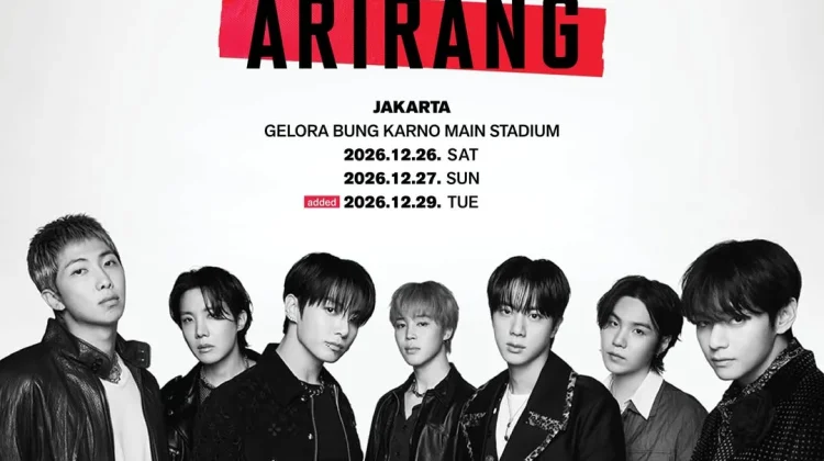 BTS Tambah Konser Ketiga di Jakarta 2026, Ini Jadwal War Tiket WORLD TOUR ‘ARIRANG’