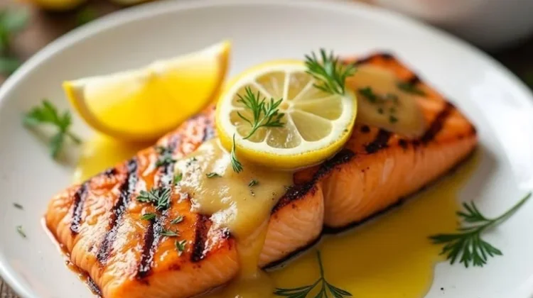 Resep Salmon Panggang Madu Lemon