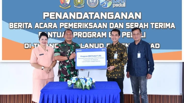 Sinergi Lanud RSA dan BRI Dukung Pendidikan Anak Usia Dini di Natuna