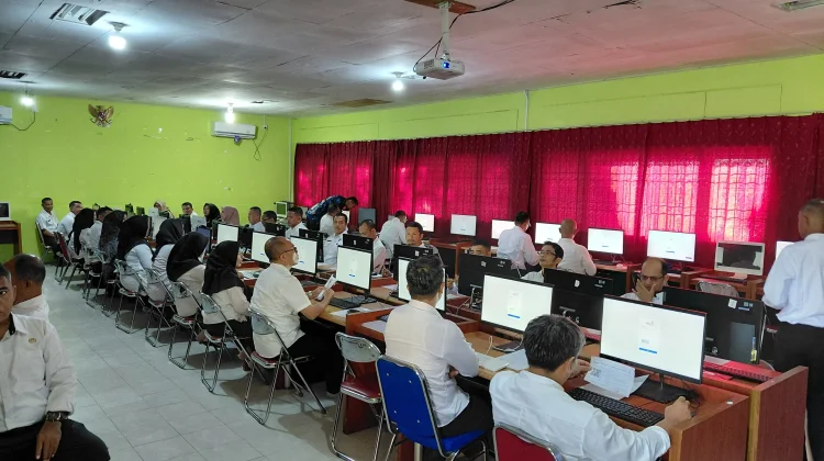 Pemkab Natuna Gelar Ujian Dinas dan UPKP Berbasis CAT BKN