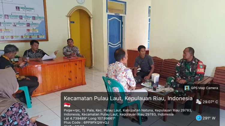 Babinsa Tanjung Pala Pererat Sinergi Desa