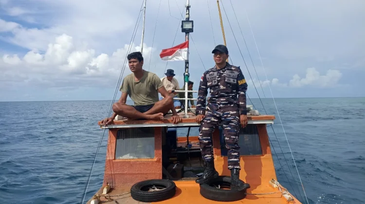 Pencarian Nelayan Hilang di Perairan Barat Pulau Subi