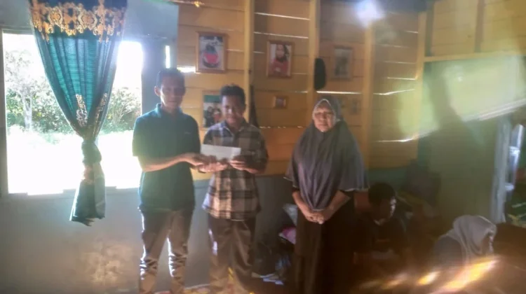 Warga Kelarik Air Mali Galang Donasi untuk Korban Kebakaran