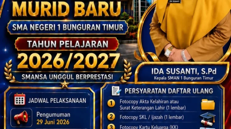 Sman 1 Bunguran Timur Buka Daftar Ulang Murid Baru