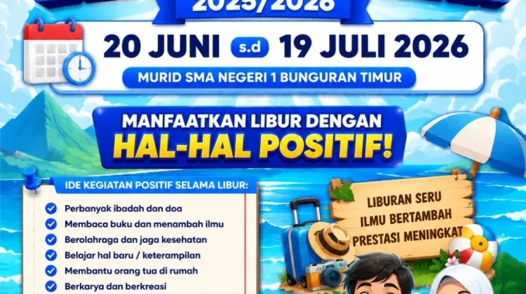 SMAN 1 Bunguran Timur Imbau Siswa Isi Libur dengan Kegiatan Positif