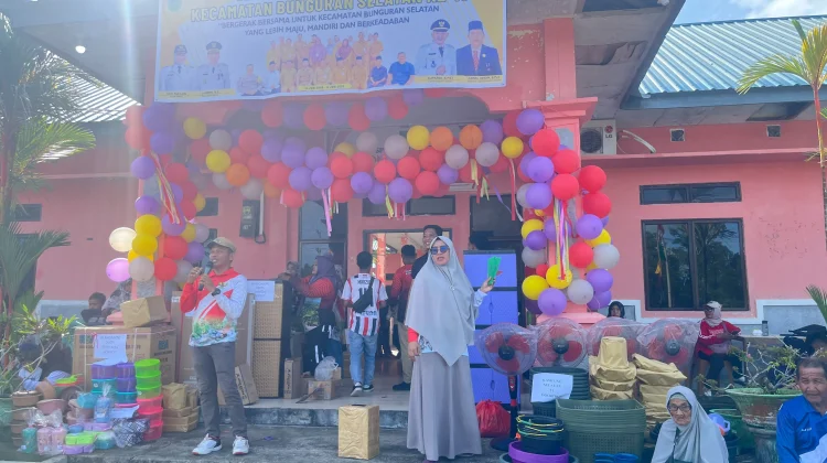 Perlombaan Rakyat Meriahkan HUT Ke-18 Bunguran Selatan