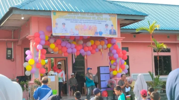 Senam Sehat Tandai HUT ke 18 Kecamatan Bunguran Selatan