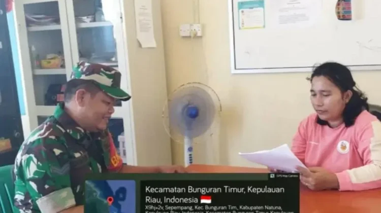 Babinsa Sepempang Pastikan Pelayanan Pustu Tetap Optimal