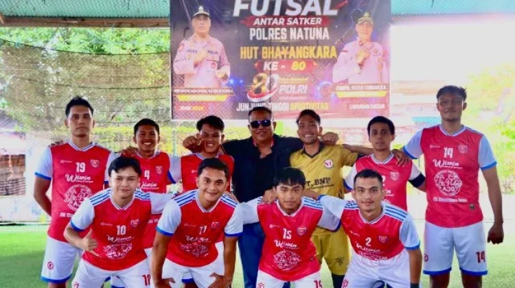 Sat Samapta Juara Turnamen Futsal Antar  Polres Natuna