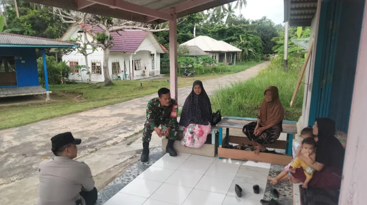 Babinsa Kadur Pererat Silaturahmi Warga