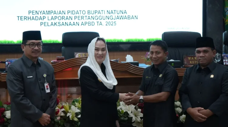 Bupati Natuna Sampaikan Ranperda Pertanggungjawaban APBD TA  2025