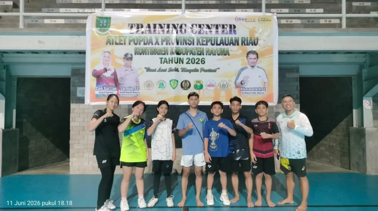PBSI Natuna Kirim Dua Atlet Badminton untuk POPDA Kepri 2026