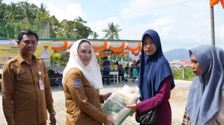 Pasar Murah dan Penyaluran Bansos di Gelar di Pulau Tiga Barat