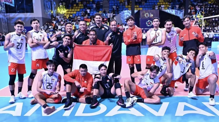 Bungkam Tuan Rumah, Timnas Voli Putra Lolos Final