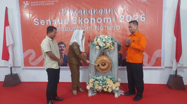BPS Natuna Gelar Pencanangan SE 2026 Kabupaten Natuna