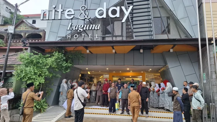 Kafilah Natuna Tiba di Tanjung Pinang, Disambut Kompang di Hotel Nite and Day Laguna