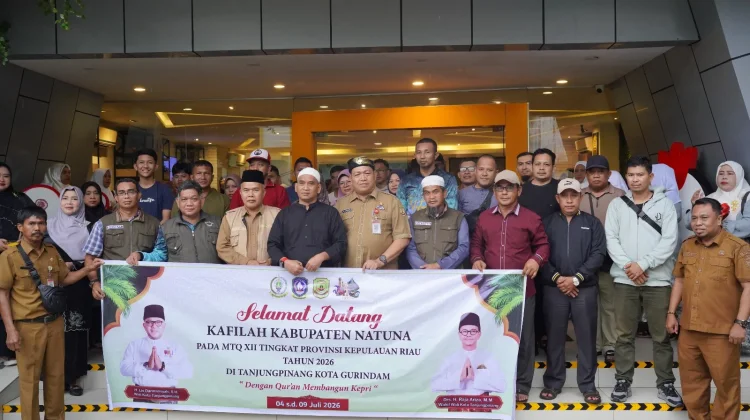 Kafilah Natuna Tiba di Tanjung Pinang, Peserta Alami Kelelahan Perjalanan