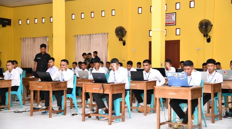 Lanud Raden Sadjad Natuna Gelar Tes Psikologi 52 Calon Bintara PK TNI AU