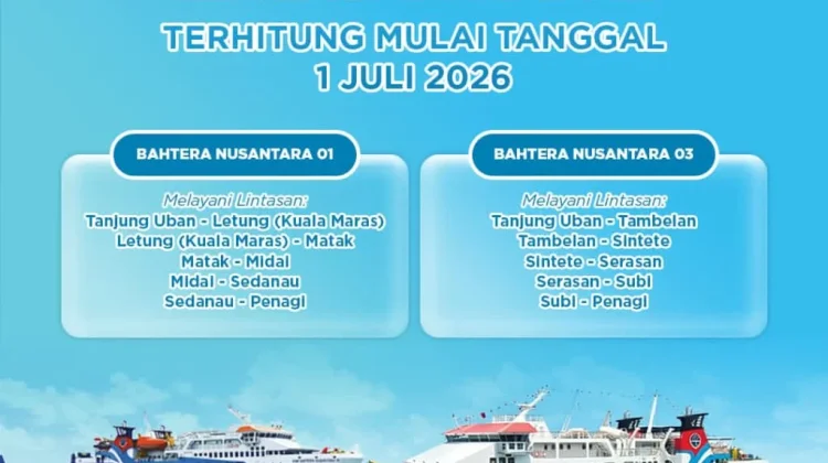Rute Bahtera Nusantara Berubah