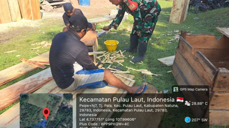 Babinsa Dampingi Pembangunan KDKMP