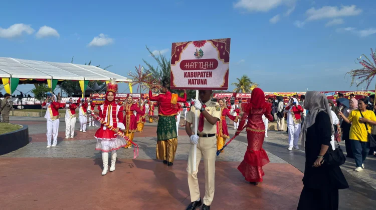 Natuna Ikuti Pawai Ta’aruf MTQ XII Kepri 2026 di Tanjungpinang