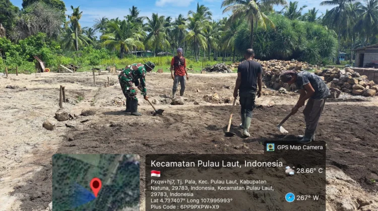 Babinsa Dukung Pembangunan Koperasi Desa