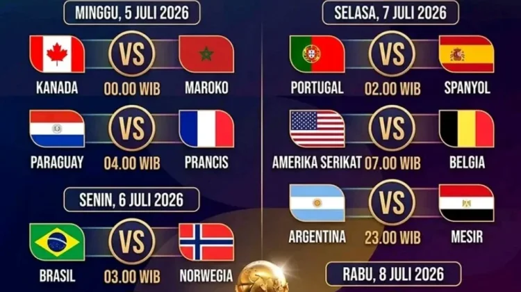 Piala Dunia 2026 Memasuki Fase Gugur, Persaingan Perempat Final Semakin Ketat