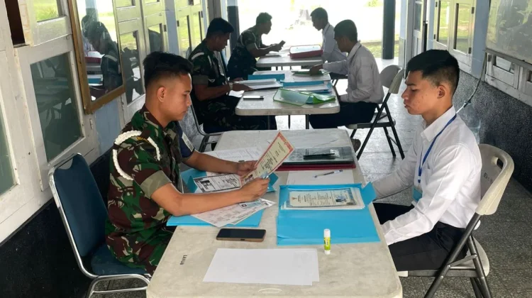 Casis Bintara PK TNI AU Jalani Skrining Pomau di Lanud RSA