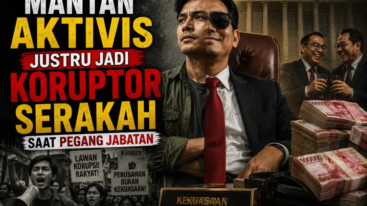 Mantan Aktivis Justru Jadi Koruptor Serakah saat Pegang Jabatan