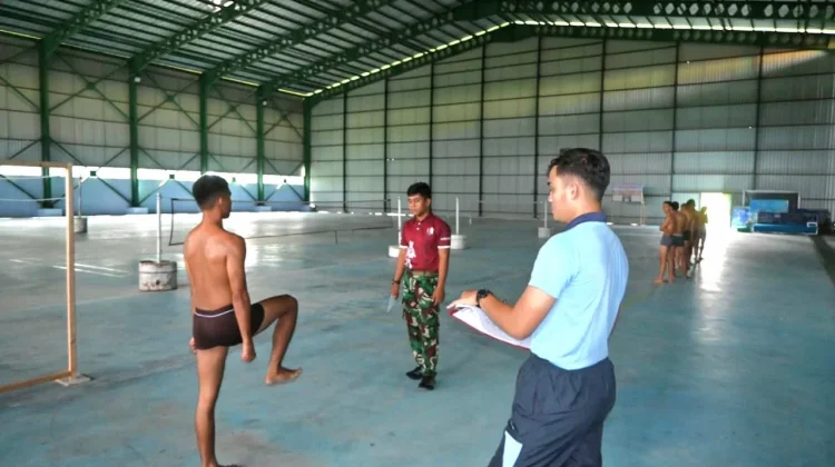 Lanud RSA Periksa Standar Fisik Casis Bintara TNI AU