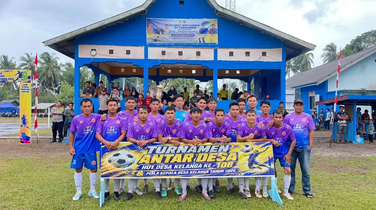 Tim Sepak Bola Desa Limau Manis Menang Telak 3-0 atas Desa Ceruk B