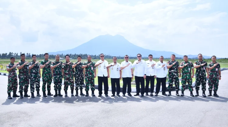 Dewan Pertahanan Nasional RI Tinjau Lanud RSA Natuna