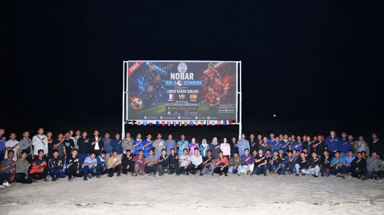 Lanud RSA Natuna Gelar Nobar Gratis Semifinal Francis vs Spanyol