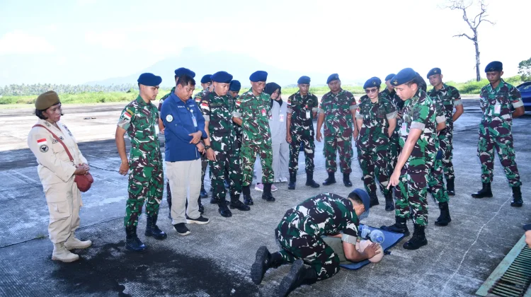 Personel Lanud RSA Natuna Dibekali Kemampuan Bantuan Hidup Dasar