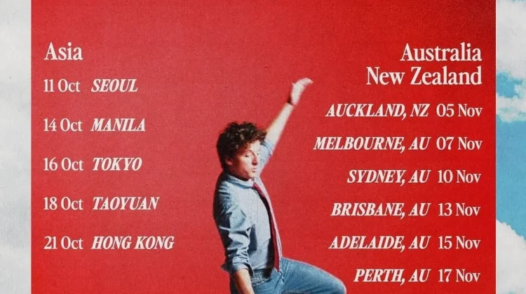 Charlie Puth kembali ke Korea untuk konser stadion pertamanya