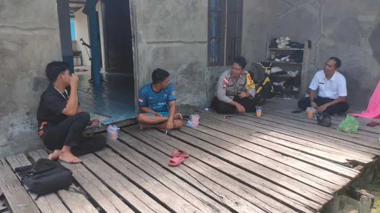 Sambang Door to Door, Polsek Pulau Laut Perkuat Sinergi Warga Jaga Kamtibmas