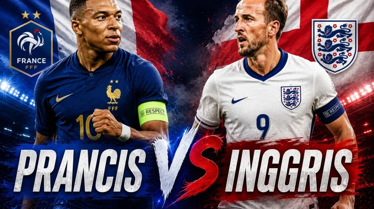 Prancis vs Inggris: Head to Head, Statistik, dan Fakta Unik