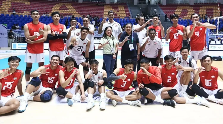 Timnas Voli Putra Indonesia Libas Kamboja 3-0