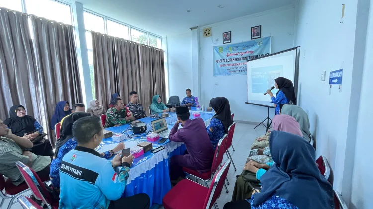 Babinsa Hadiri Lokakarya Lintas Sektor Puskesmas Pulau Laut