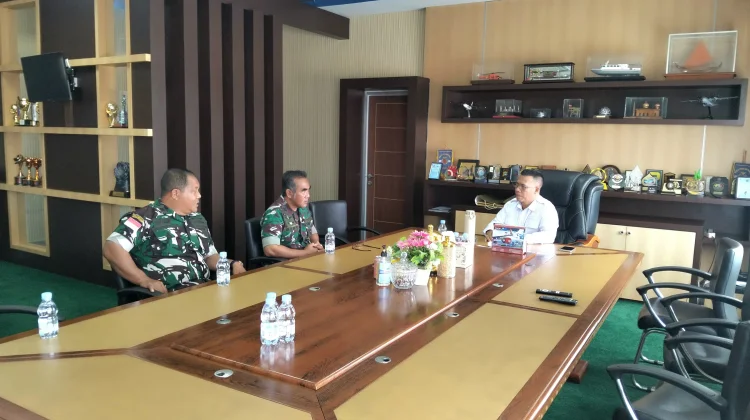 Lanud RSA Natuna Perkuat Koordinasi dengan Pemkab Kepulauan Anambas