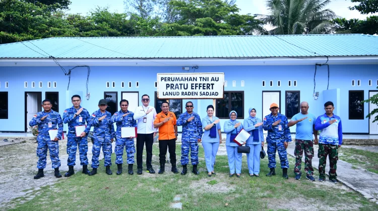 Lanud RSA Natuna Gelar Lomba Kebersihan Rumah Dinas