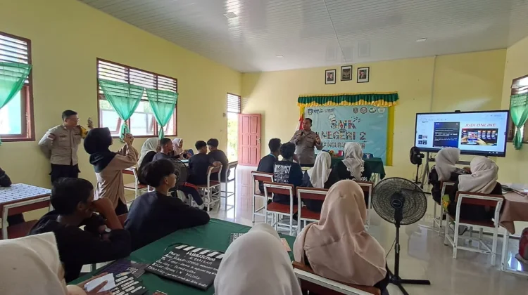 Bhabinkamtibmas Polsek Bunguran Timur Cegah Kenakalan Remaja dan Judi Online