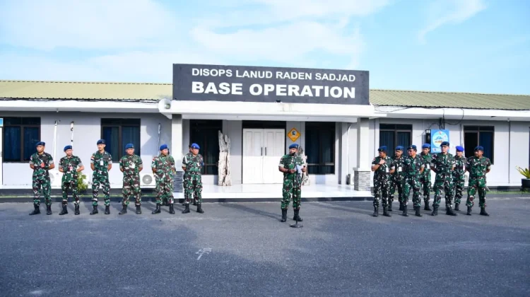 Lanud Raden Sadjad Natuna Lepas Personel Mutasi dan Sambut Personel Baru